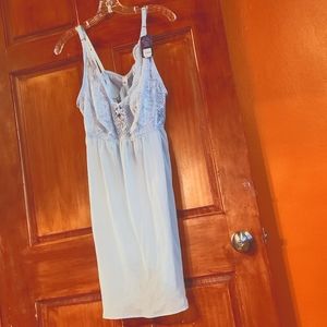 NWT Powder blue baby-doll lingerie
